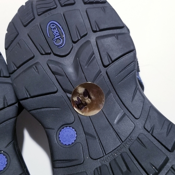 CHACO Blue Uptread Ecotread 2 Sandal V2 Outdoor Hiking Sandals Size 9 - Picture 15 of 15